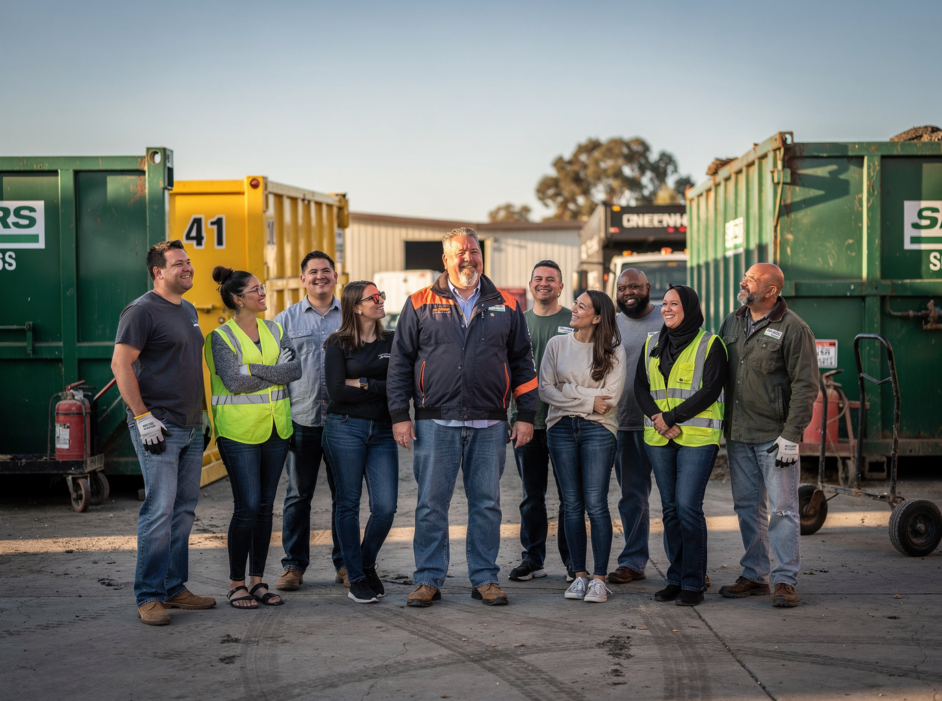 Fremont Dumpster Rental pros team
