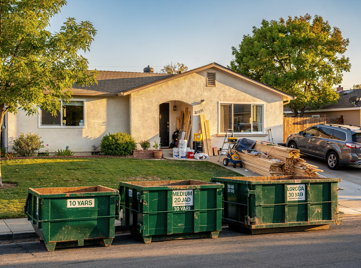 Dumpster Rental Size Guide for Fremont Home Renovations
